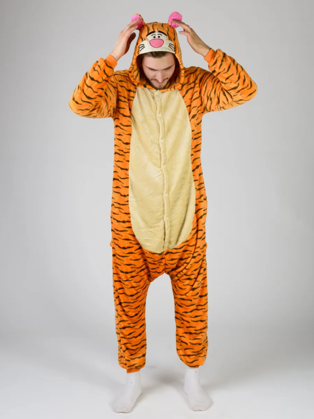 Піжама кігурумі чоловіча Jamboo Тигр L (165-175 см) J400745 фото