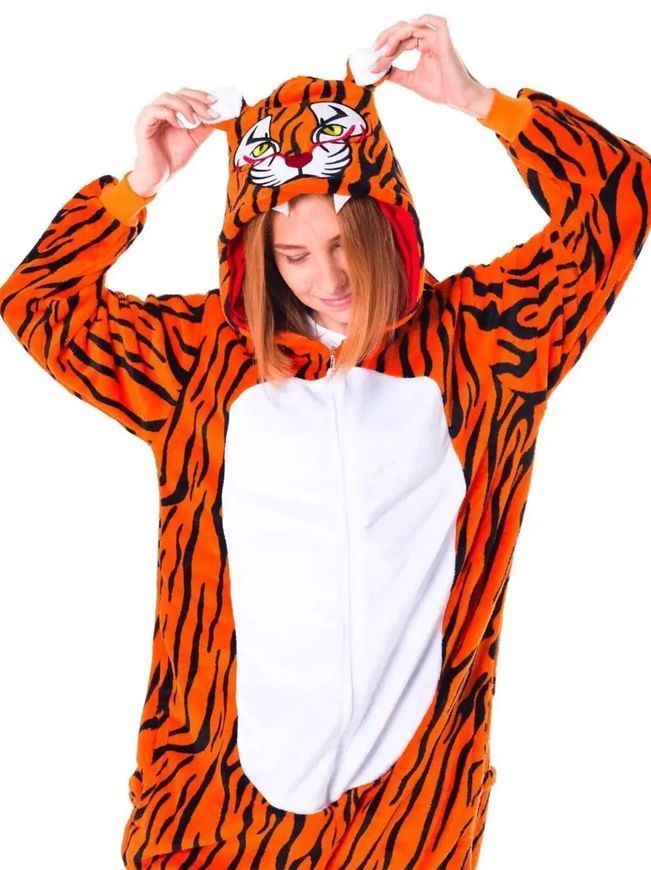 Піжама кігурумі дитяча Jamboo Бенгальский Тигр 120 (115-125 см) J402043 фото