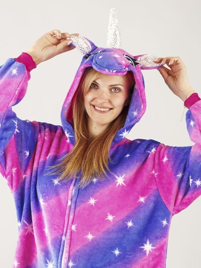 Пижама кигуруми Jamboo Магический единорог на молнии M (155-165 см) J400235 фото